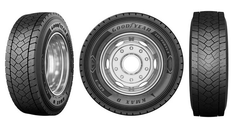 Goodyear представила третье поколение грузовых шин серии Kmax