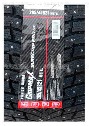 Gripmax SureGrip Pro Ice 315/30 R22 107T