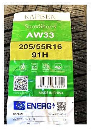 Kapsen SnowShoes AW33 175/65 R14 86T